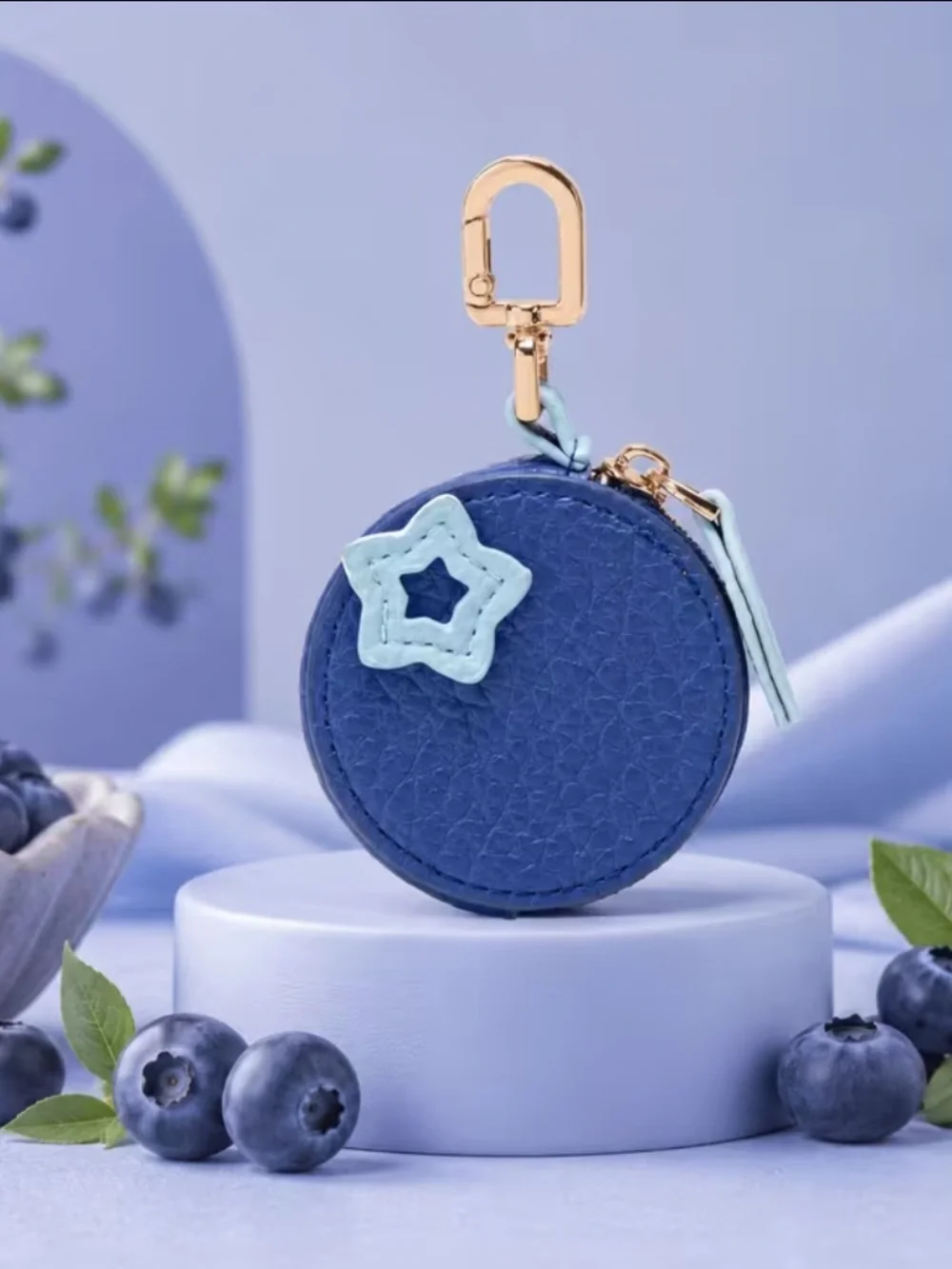 Blueberry Bag Charm - Keychain